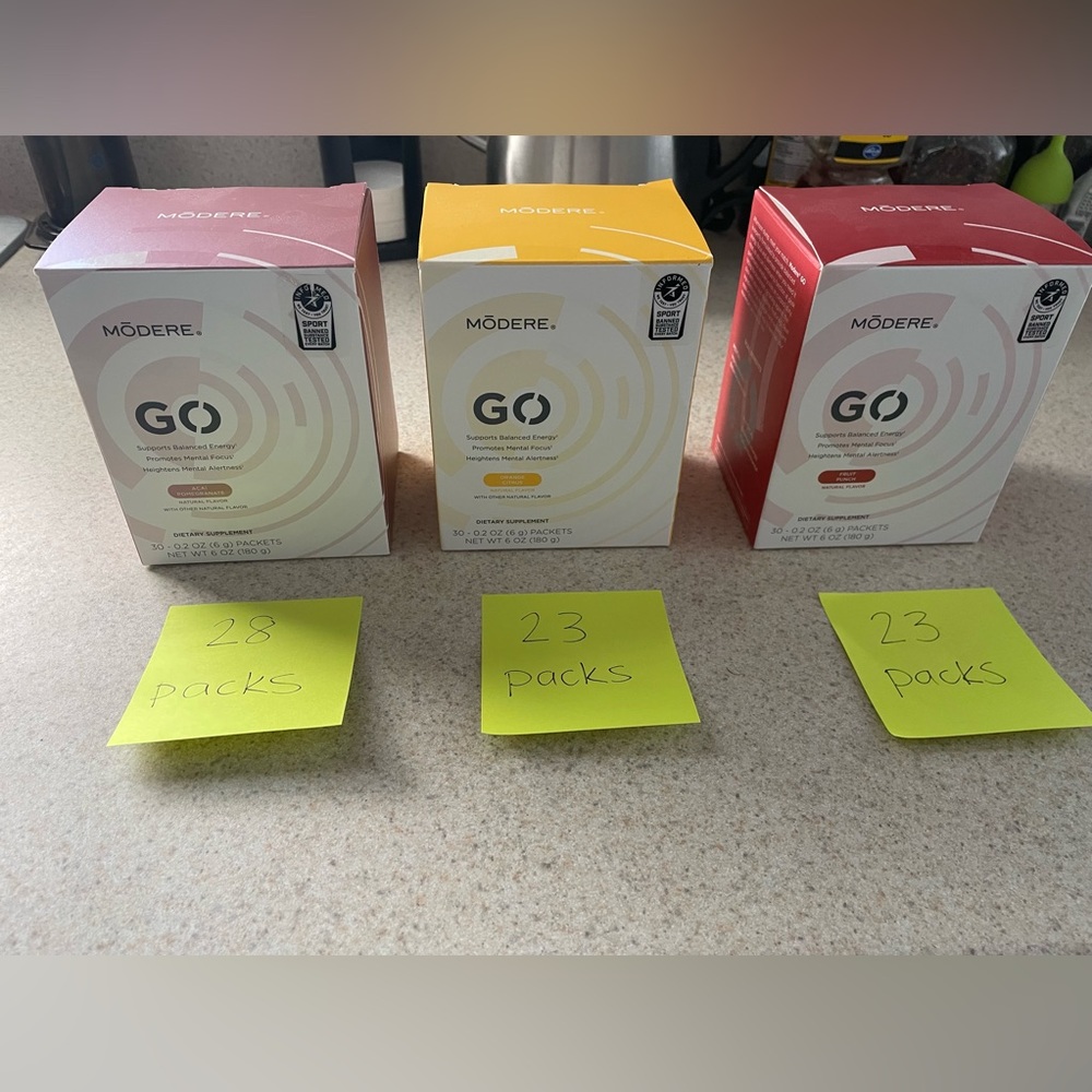 Modere GO Packets Lot